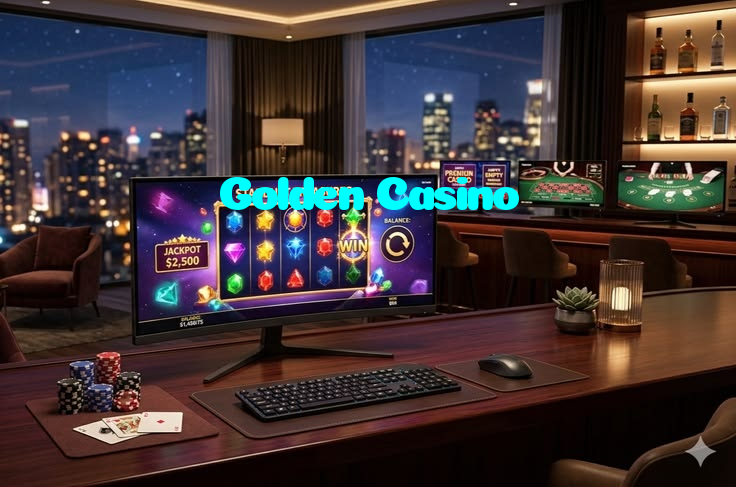 Golden Casino casino presented on mobile device in Pakistan with slots and live games